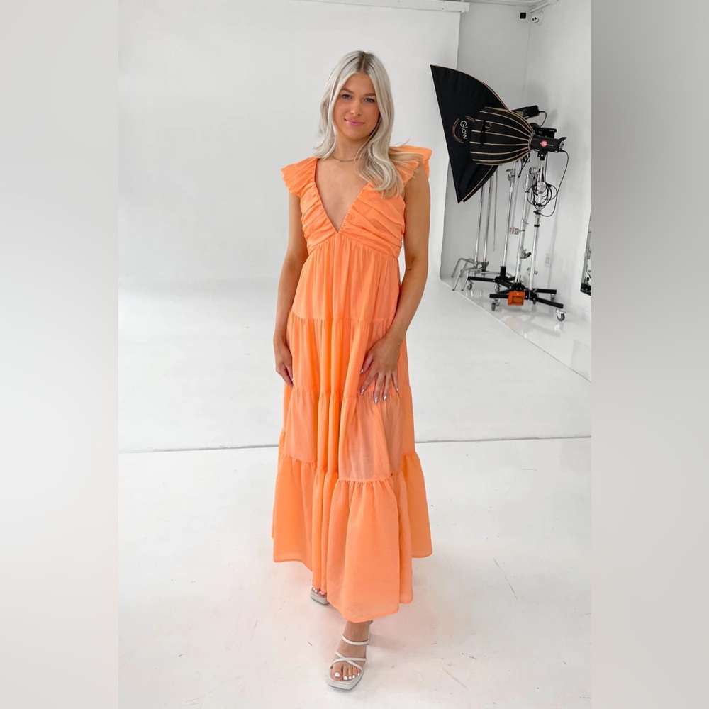 GETAWAY DRESS IN ORANGE
